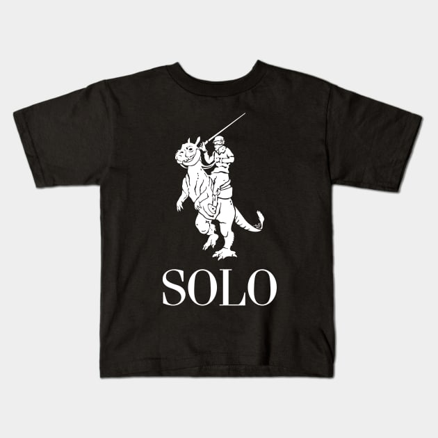 SOLO wht by Tai's Tees Kids T-Shirt by TaizTeez